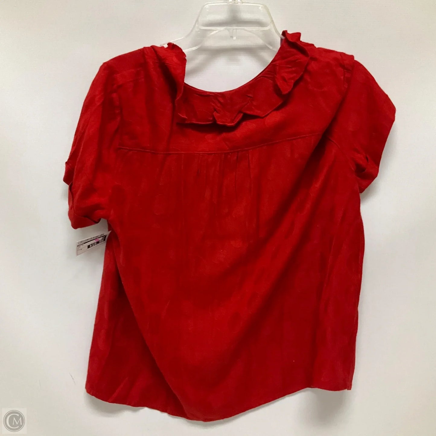 Top Short Sleeve By Maeve In Red, Size: M