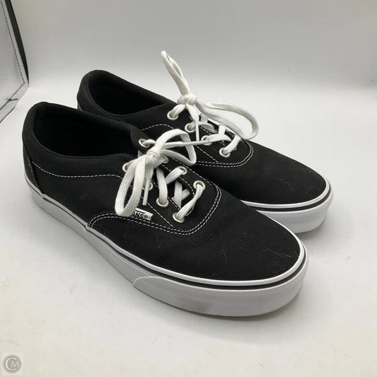 Shoes Sneakers By Vans In Black, Size: 8