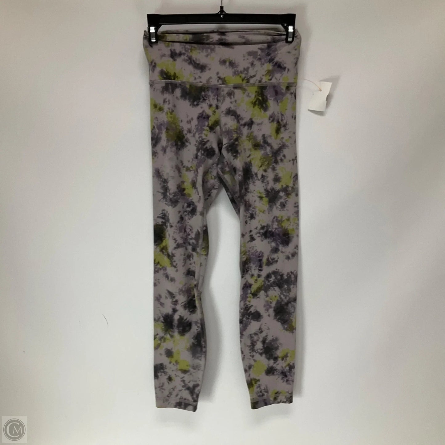 Athletic Leggings By Lululemon In Purple & Silver, Size: 4