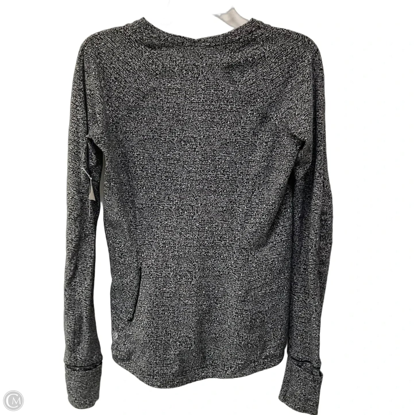 Athletic Top Long Sleeve Crewneck By Lululemon In Grey, Size: 10