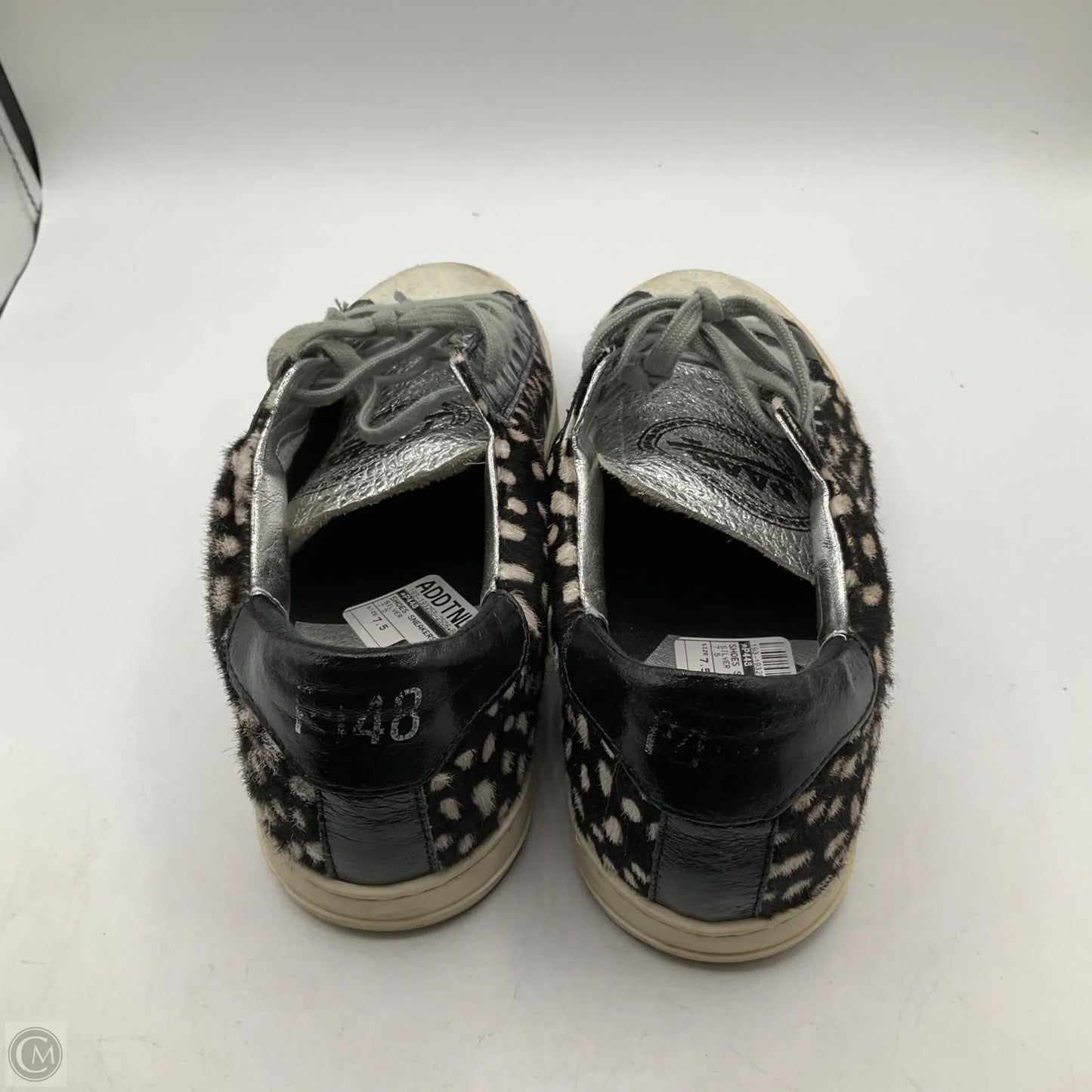 Shoes Sneakers By P448 In Silver, Size: 7.5