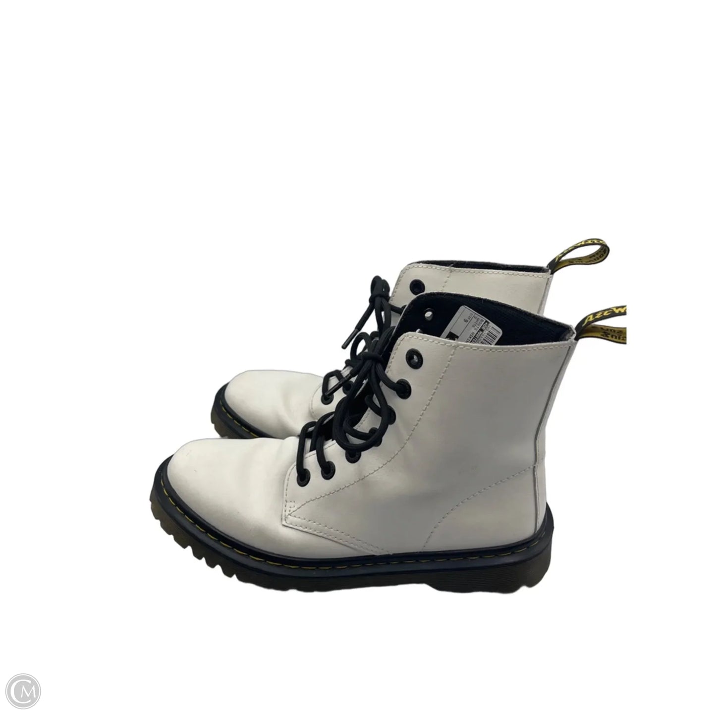 Boots Hiking By Dr Martens In White, Size: 9