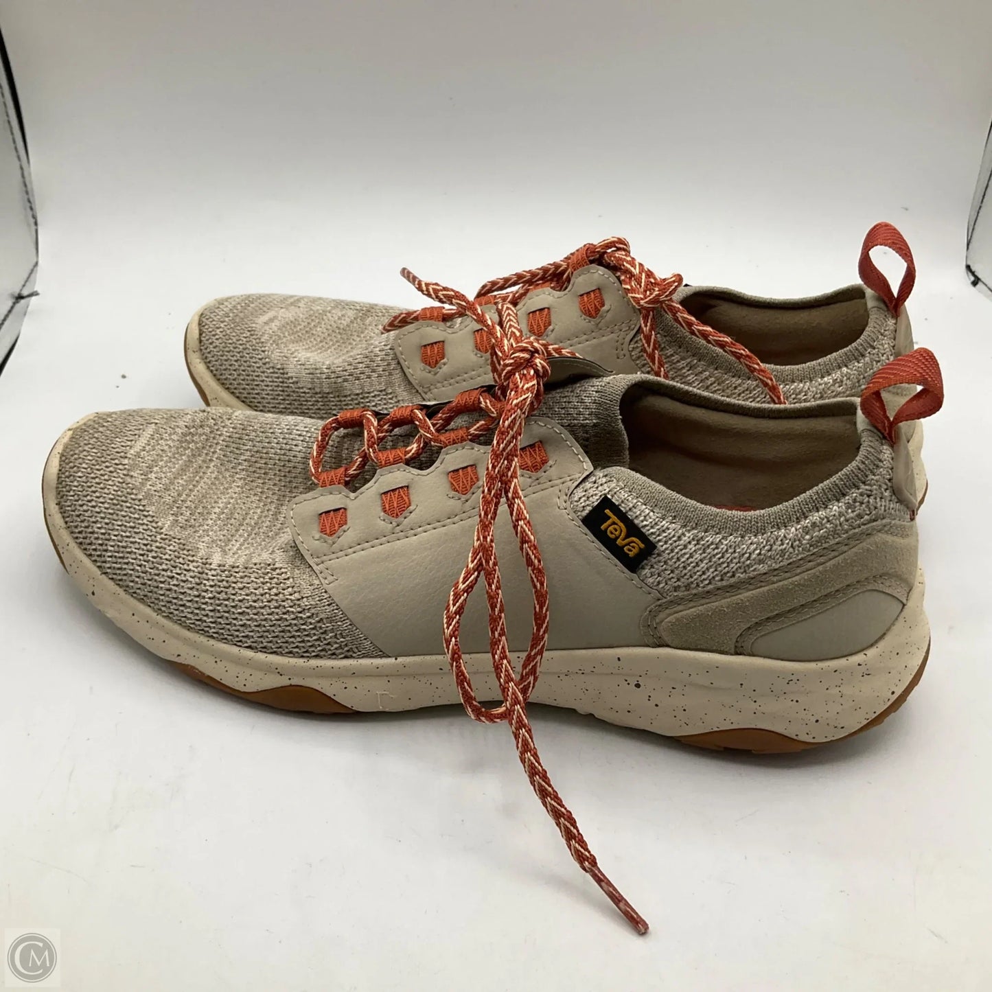 Shoes Athletic By Teva In Grey & Red, Size: 10