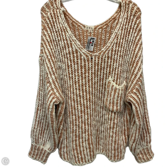 Sweater By Pol In Striped Pattern, Size: S