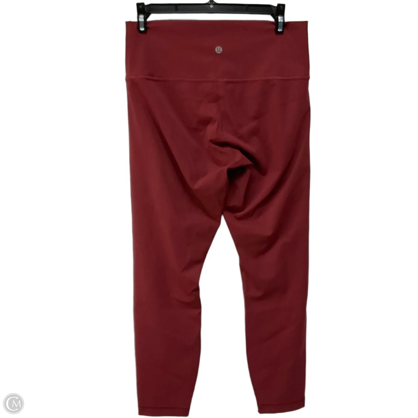Athletic Leggings By Lululemon In Red, Size: 10