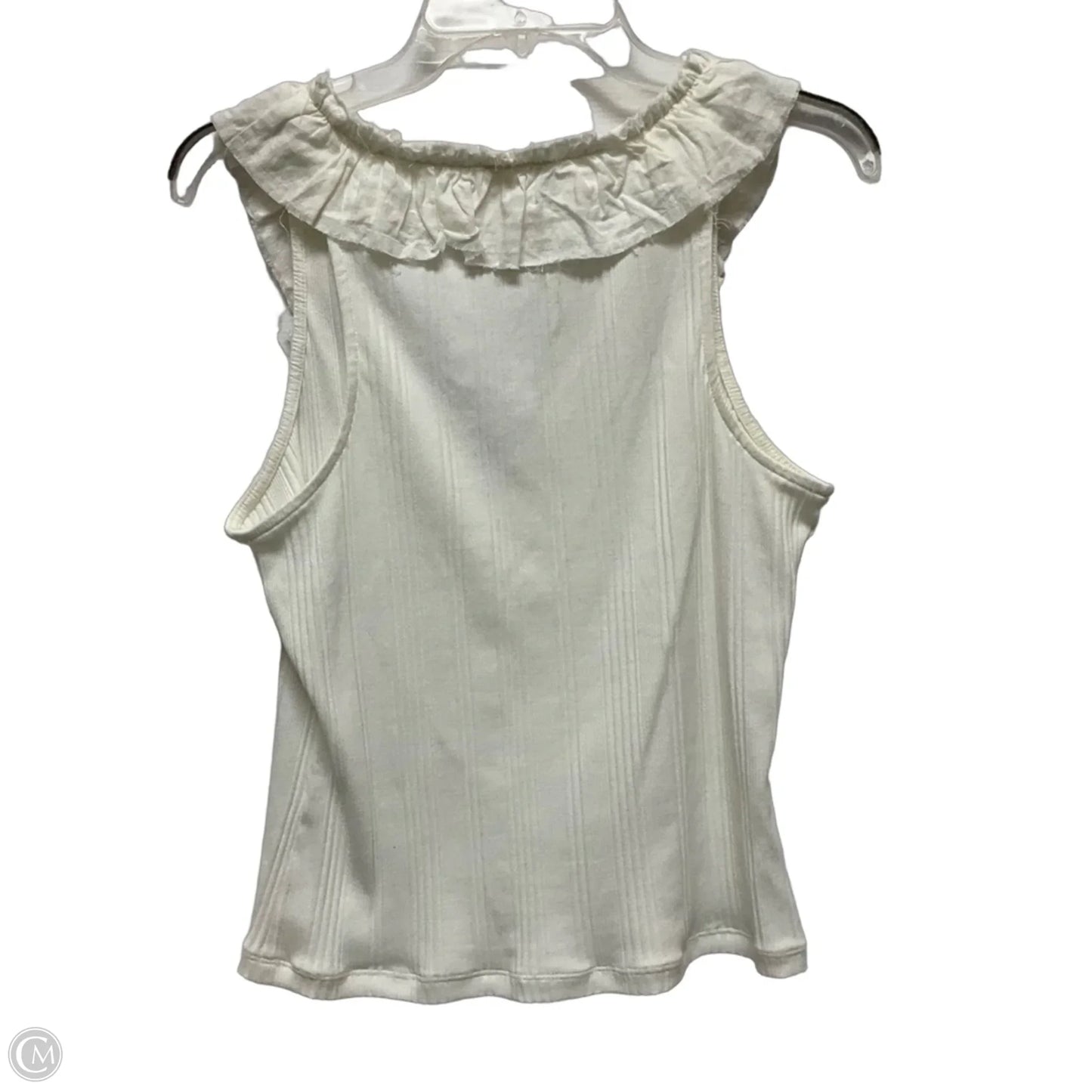 Top Sleeveless By Pilcro In White, Size: L