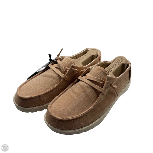 Shoes Sneakers By Hey Dude In Pink, Size: 7