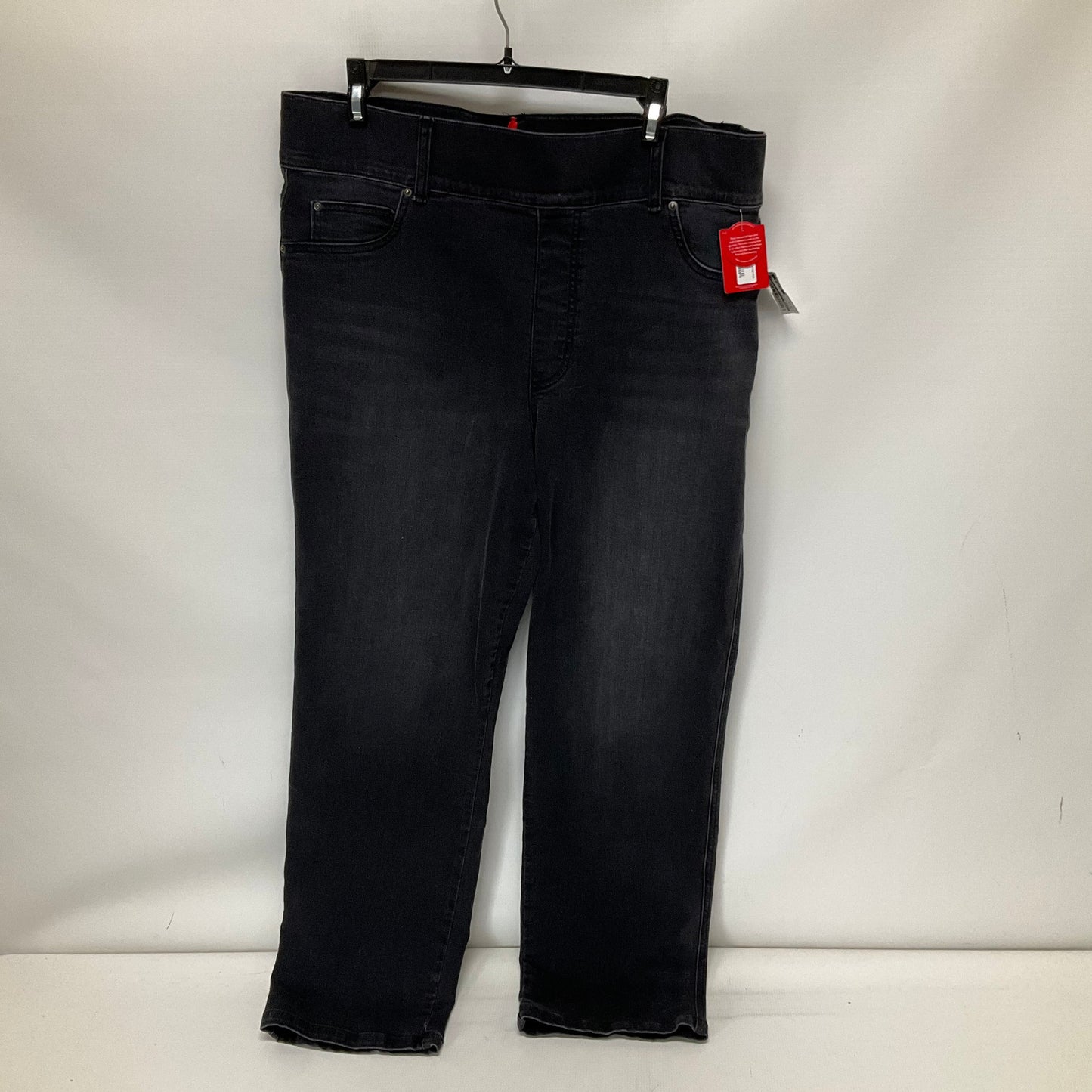 Black Denim Jeans Flared Spanx, Size 1x