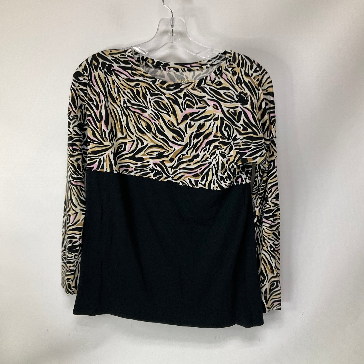 Athletic Top Long Sleeve Crewneck By Lilly Pulitzer In Animal Print, Size: Xxs