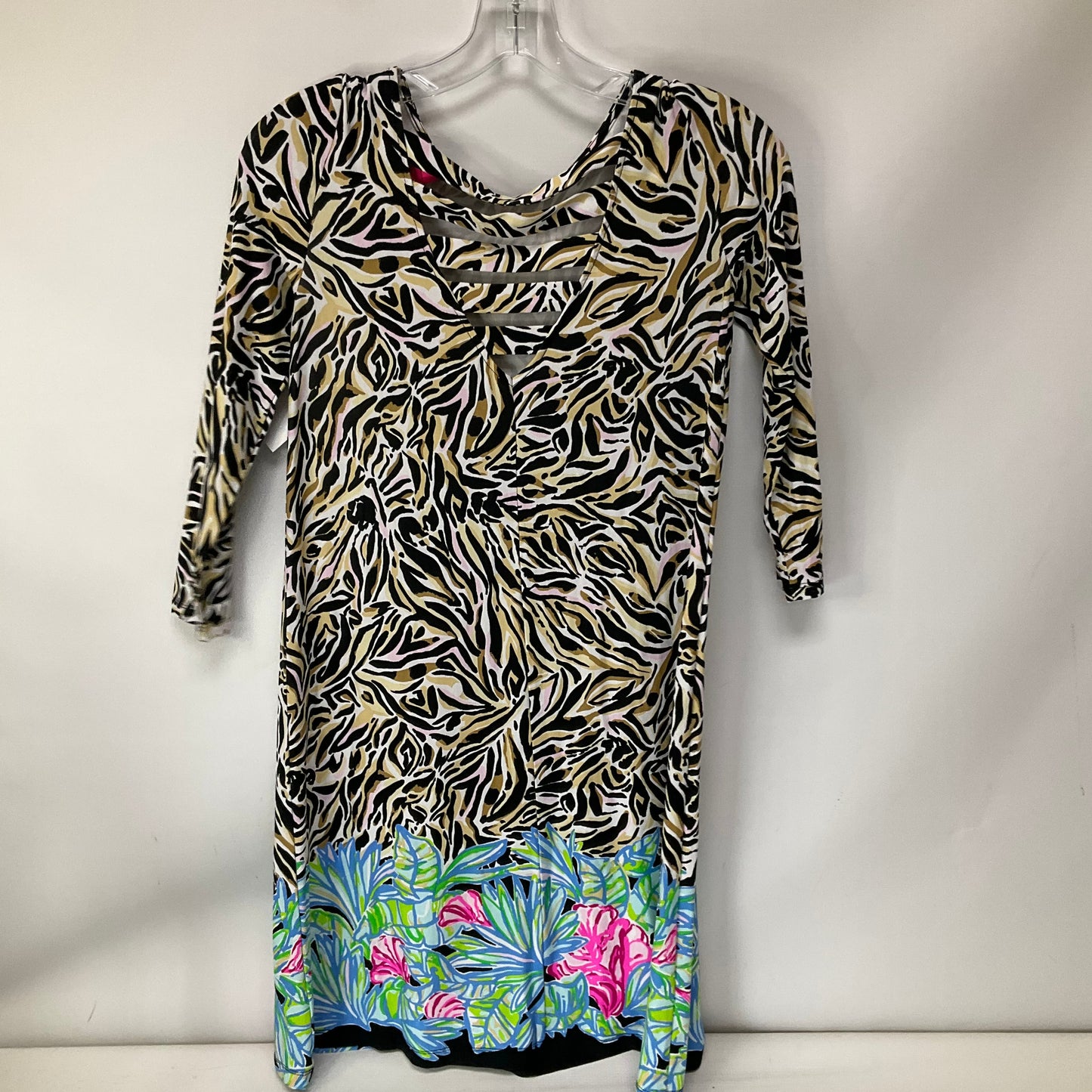 Dress Casual Midi By Lilly Pulitzer In Multi-colored, Size: Xs