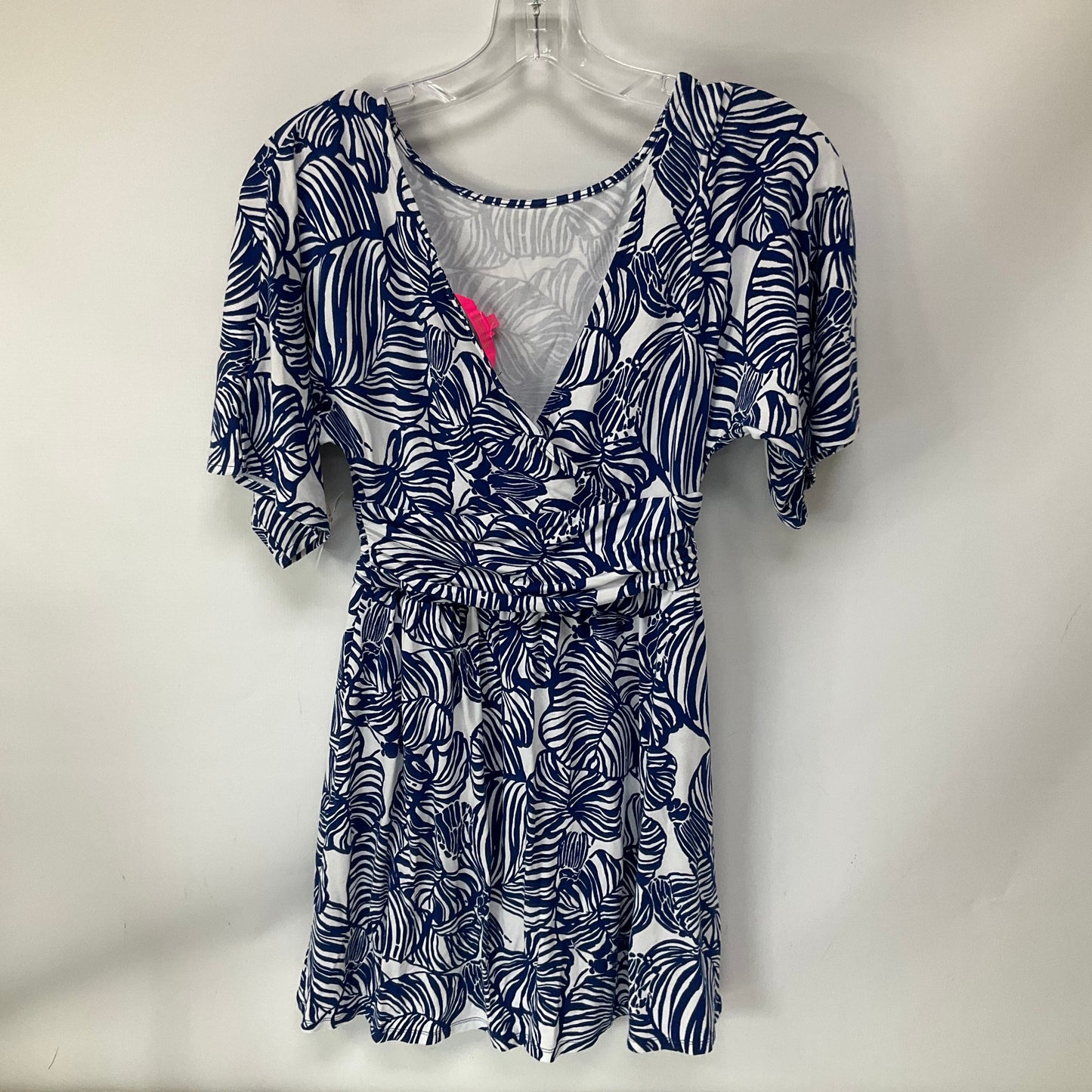 Dress Casual Short By Lilly Pulitzer In Blue & White, Size: Xxs