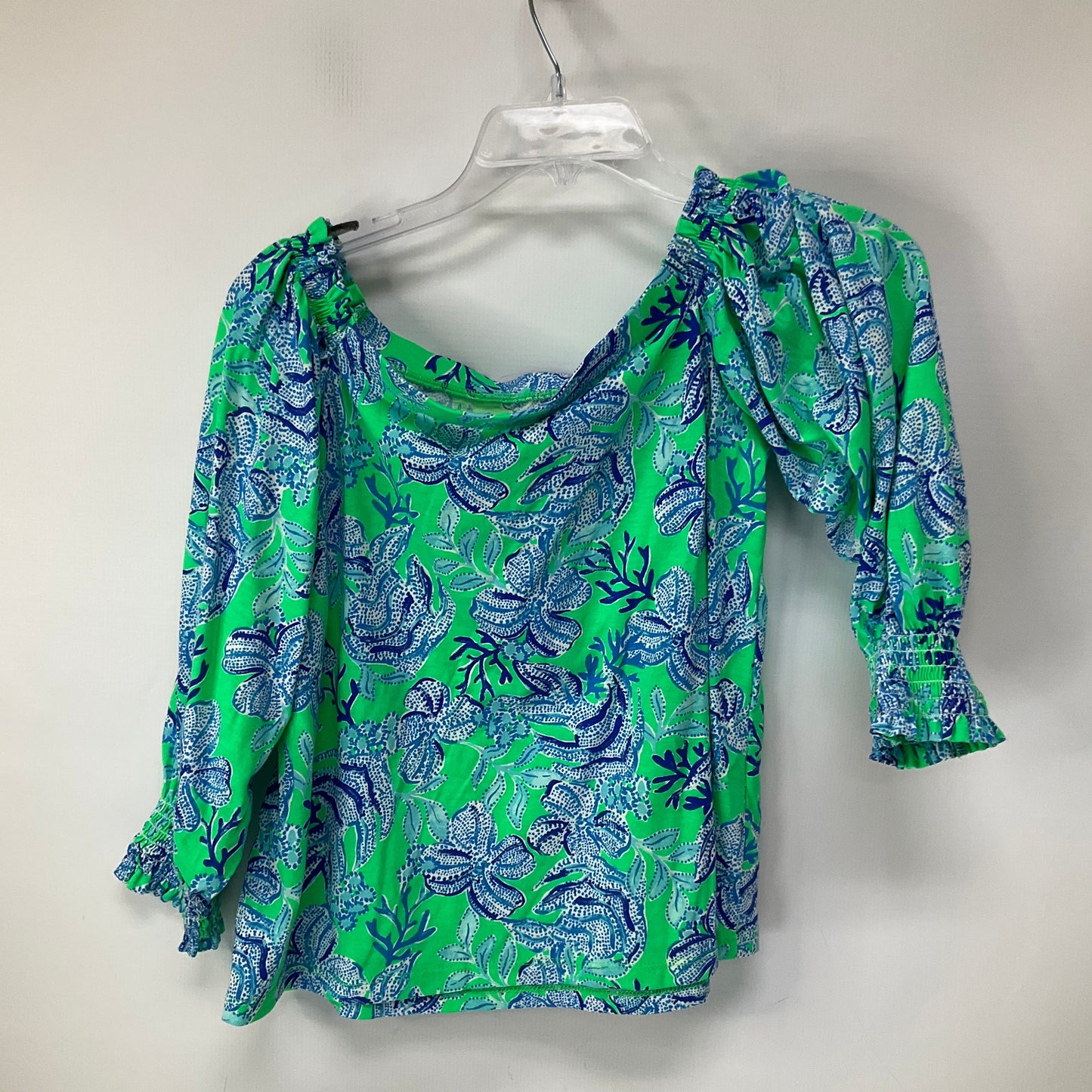 Top 3/4 Sleeve By Lilly Pulitzer In Multi-colored, Size: Xs