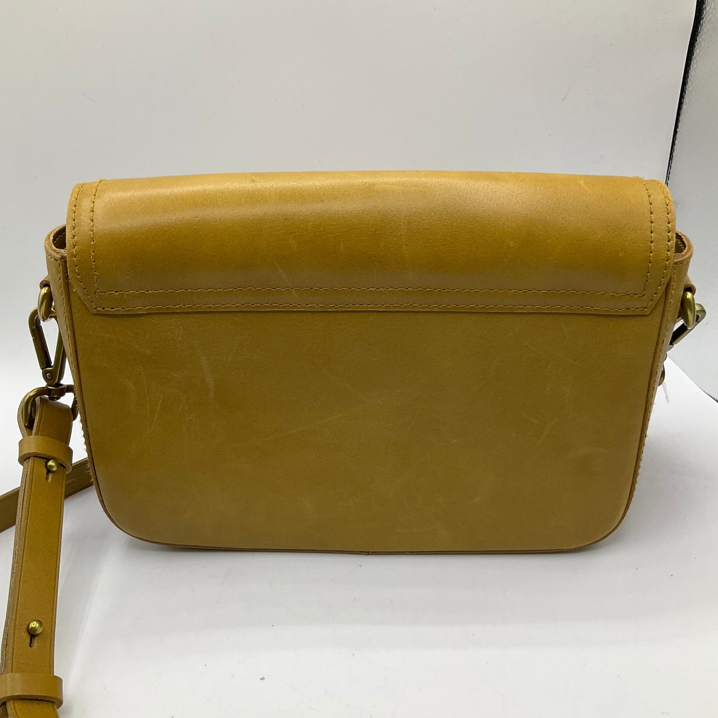 Crossbody Leather By Madewell, Size: Medium