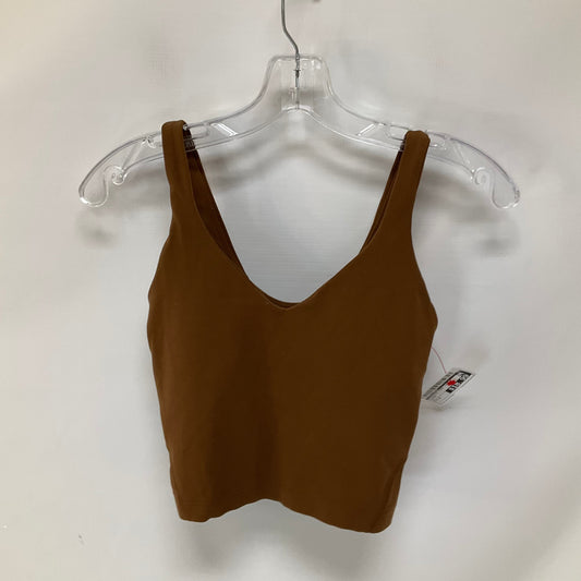 Athletic Tank Top By Lululemon In Brown, Size: 4