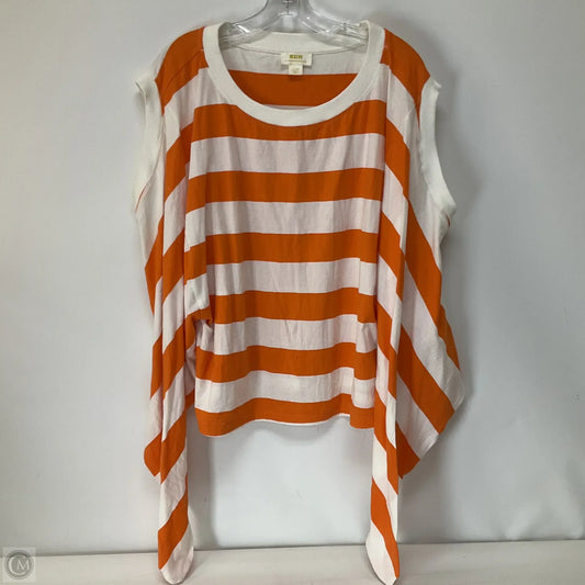 Top Long Sleeve By Maeve In Striped Pattern, Size: L