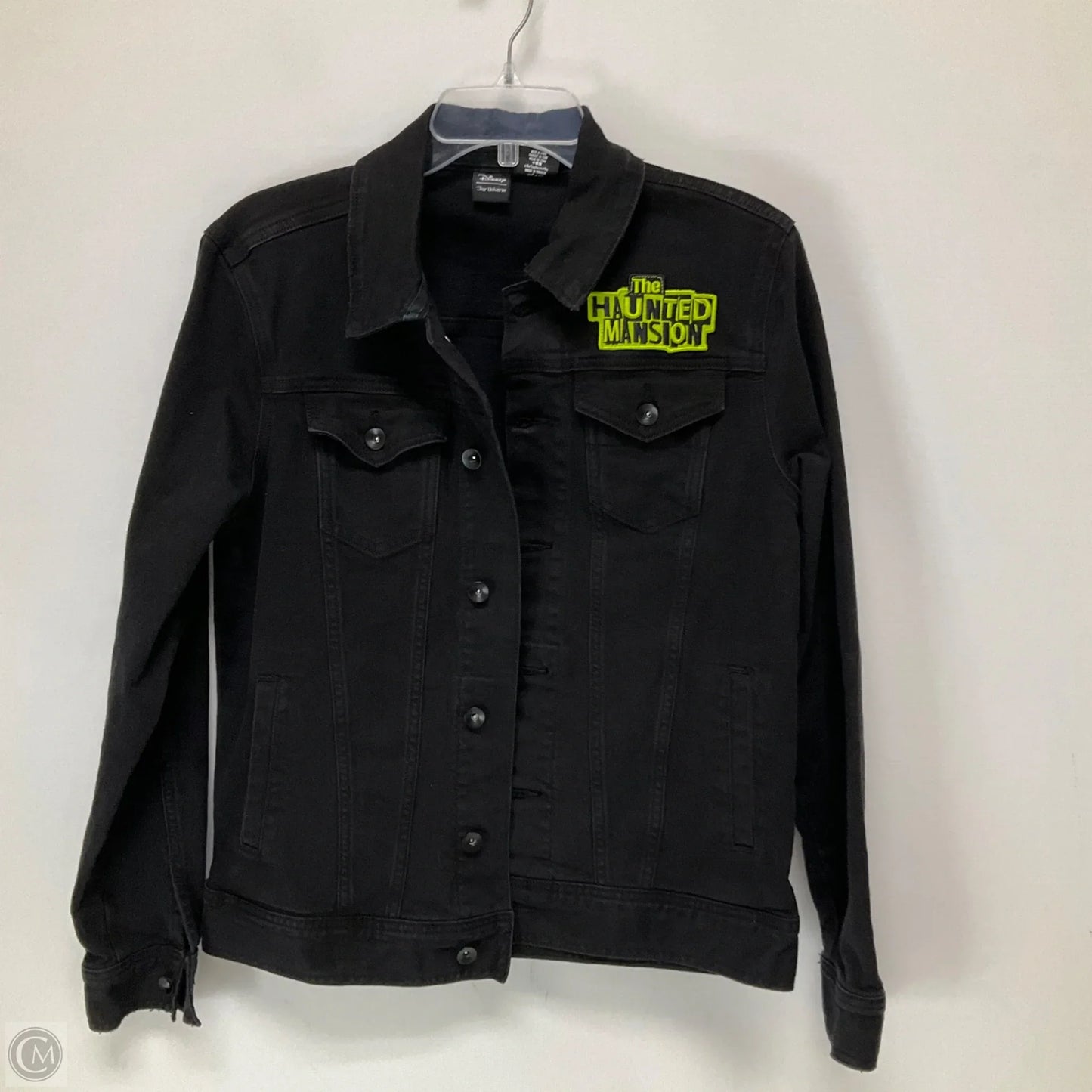 Jacket Denim By Disney Store In Black Denim, Size: S