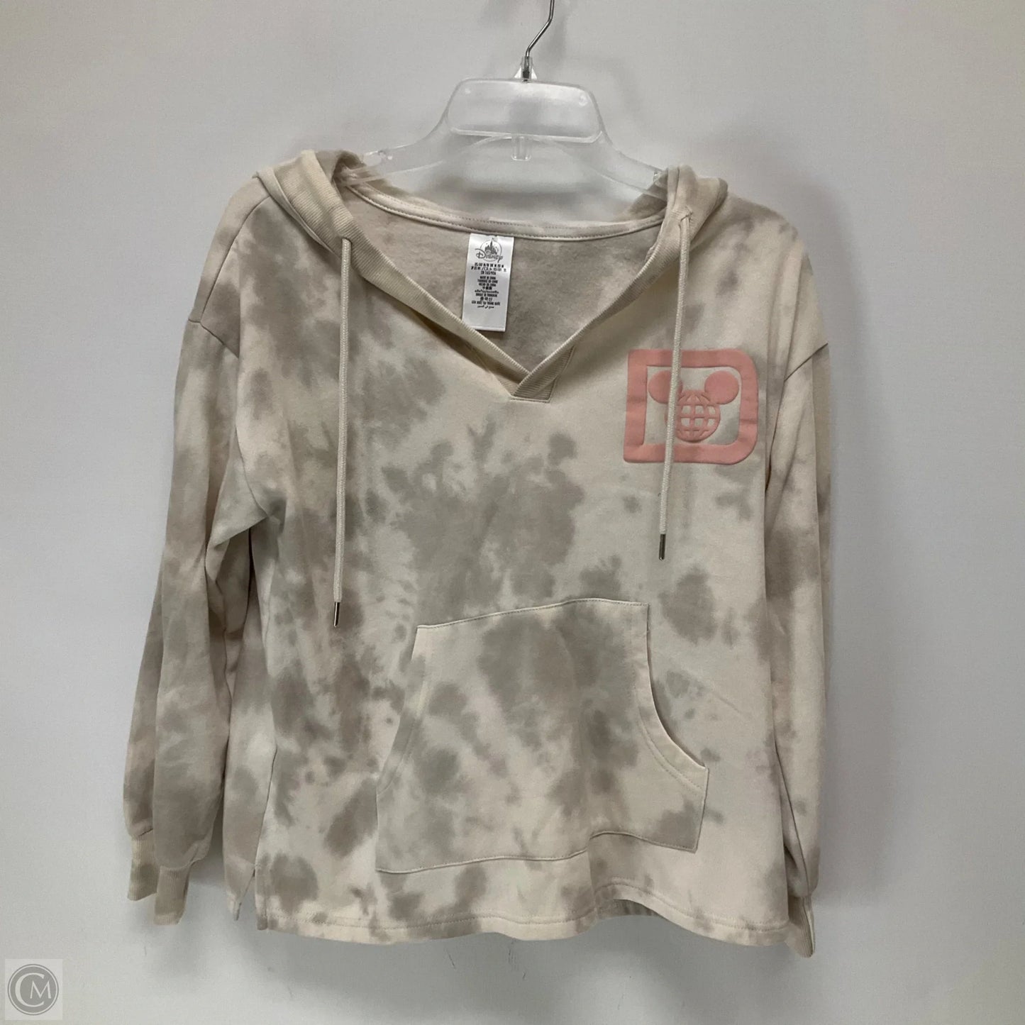 Sweatshirt Hoodie By Disney Store In Tan, Size: M