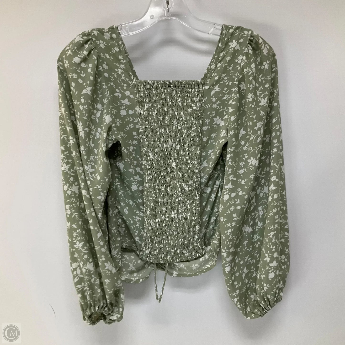 Top Long Sleeve By Abercrombie And Fitch In Green, Size: Xs