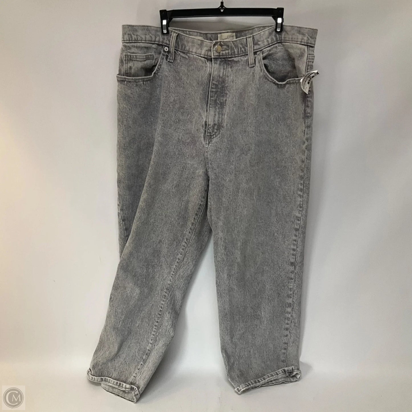Jeans Boyfriend By Universal Thread In Grey Denim, Size: 18
