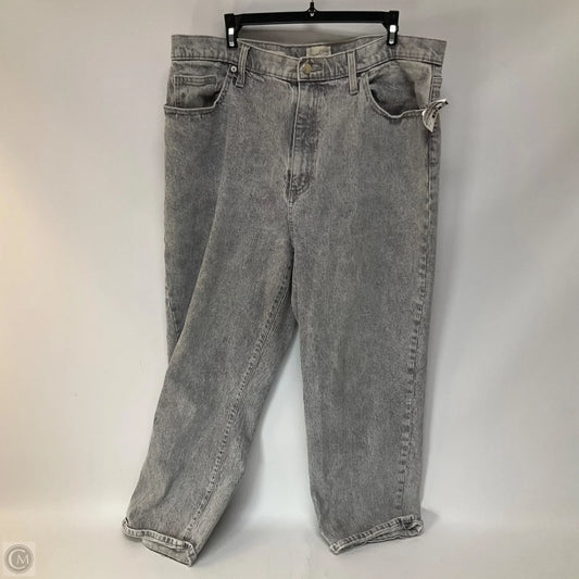 Jeans Boyfriend By Universal Thread In Grey Denim, Size: 18