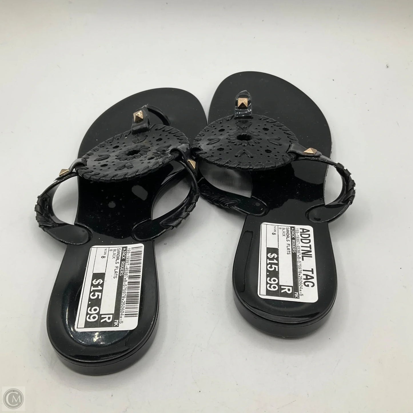 Sandals Flats By Jack Rogers In Black, Size: 8