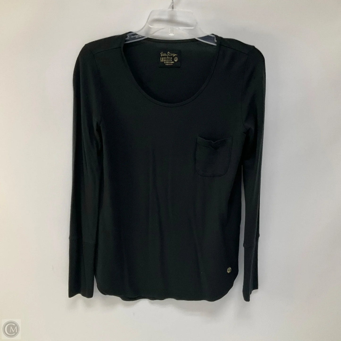 Top Long Sleeve Designer By Lilly Pulitzer In Black, Size: Xs