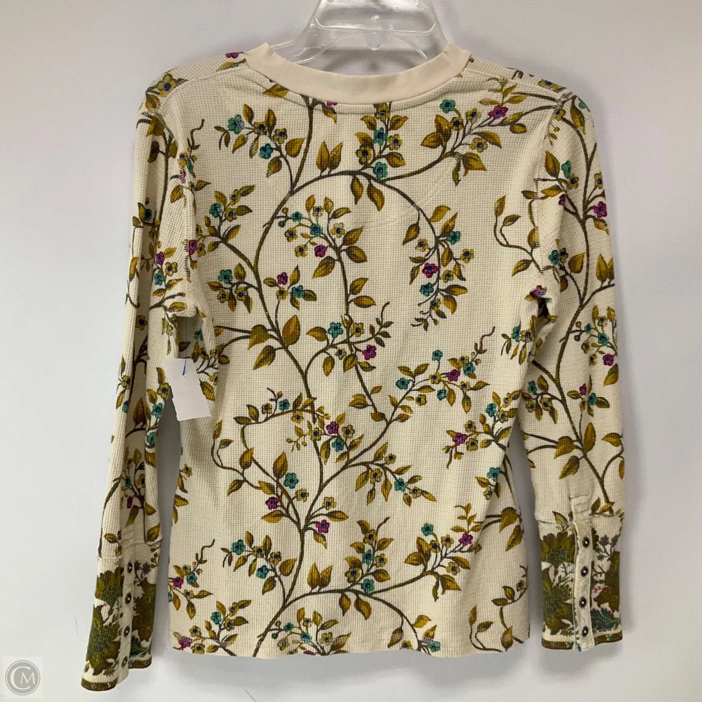 Top Long Sleeve Basic By Sundance In Floral Print, Size: S