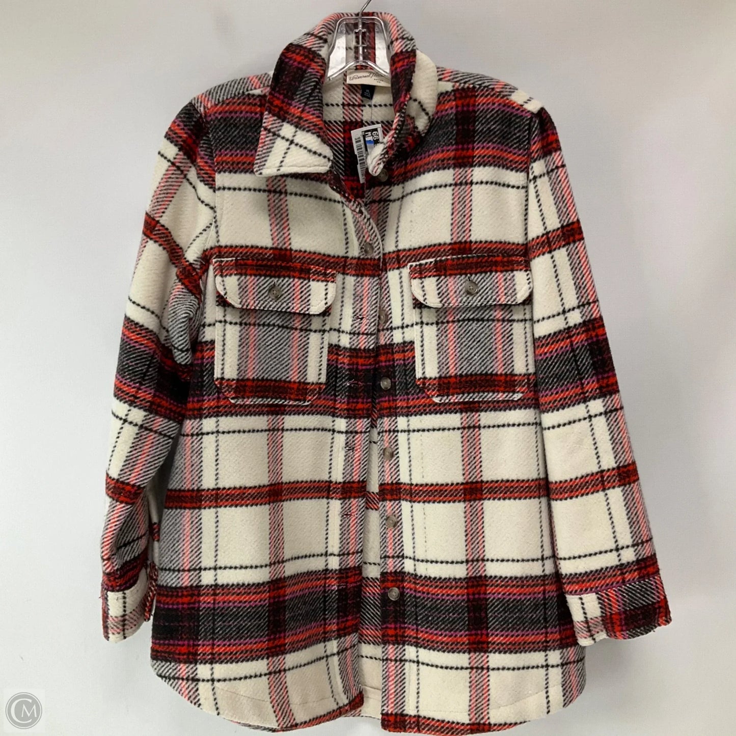Jacket Shirt By Universal Thread In Plaid Pattern, Size: Xs
