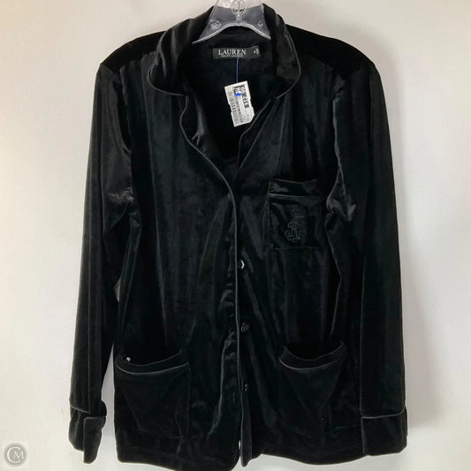 Top Long Sleeve By Lauren By Ralph Lauren In Black, Size: M