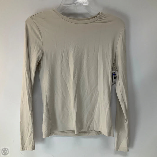 Top Long Sleeve By H&m In Tan, Size: M