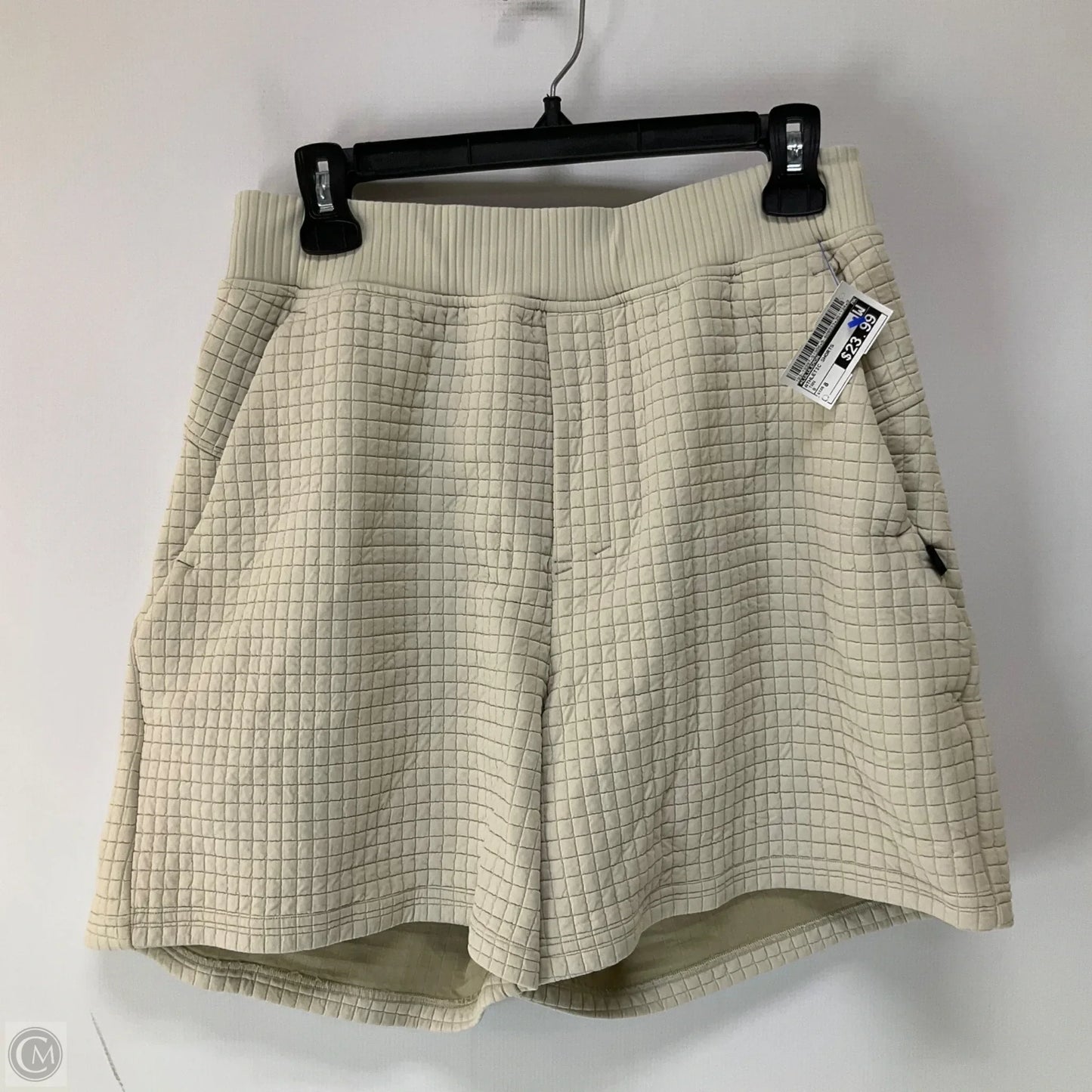 Athletic Shorts By Lululemon In Tan, Size: 8