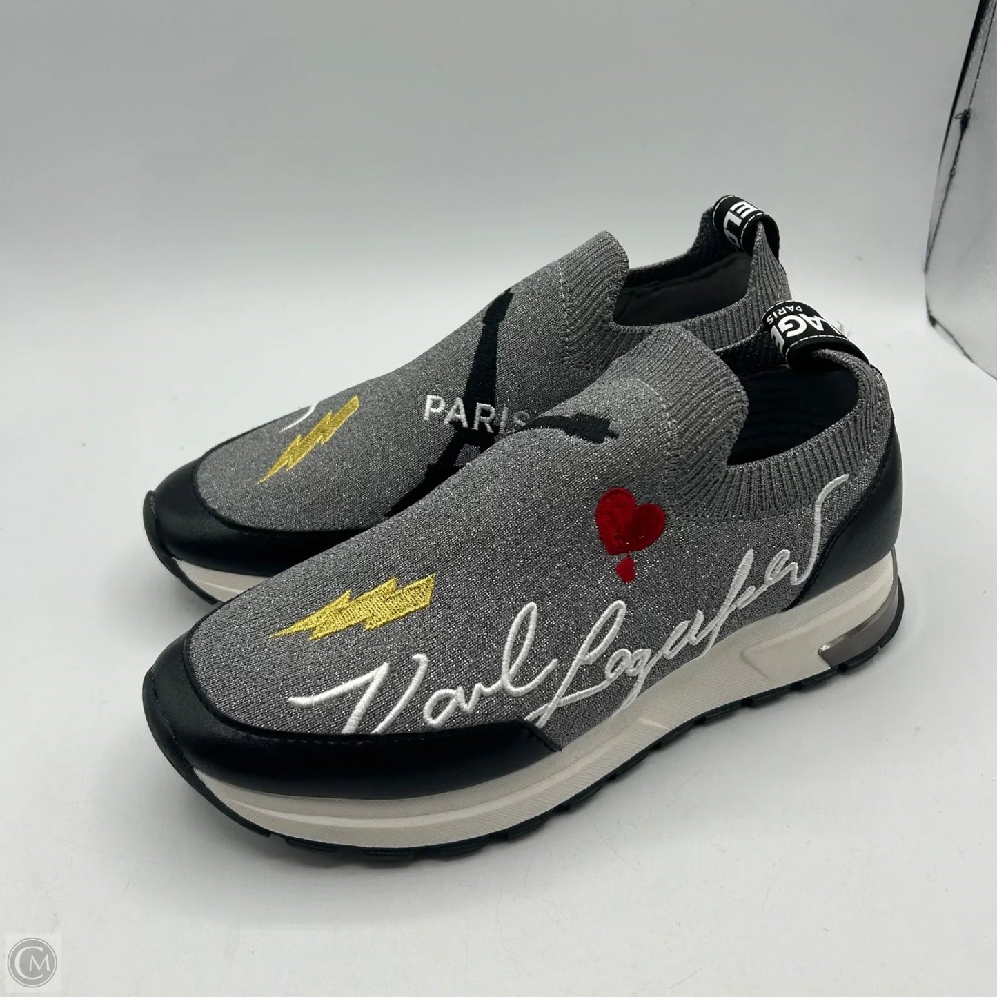 Shoes Designer By Karl Lagerfeld In Multi-colored, Size: 6.5