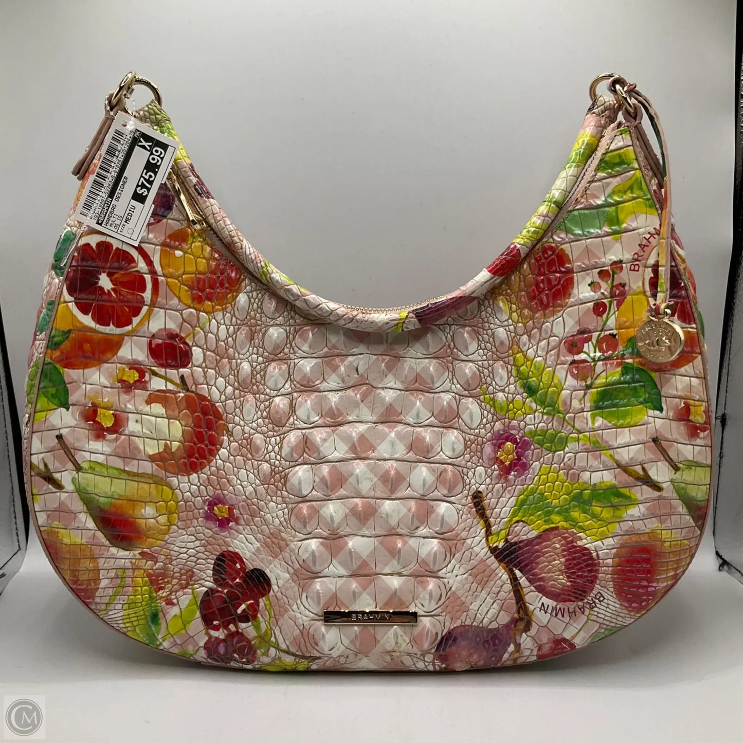 Handbag Designer By Brahmin, Size: Medium