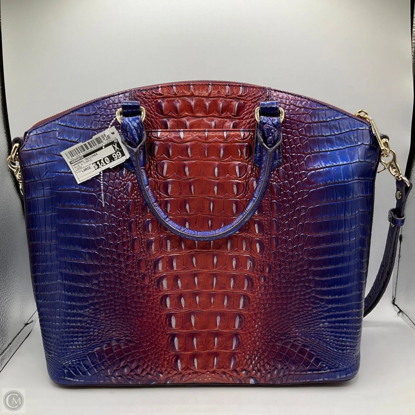 Handbag Designer By Brahmin, Size: Large