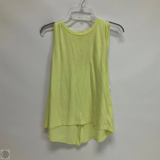 Top Sleeveless Basic By Anthropologie In Yellow, Size: M