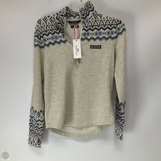 Top Long Sleeve By Vineyard Vines In Nautical Print, Size: Xxs