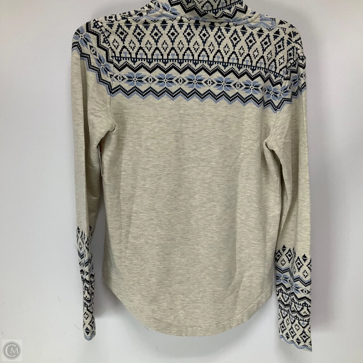 Top Long Sleeve By Vineyard Vines In Nautical Print, Size: Xxs