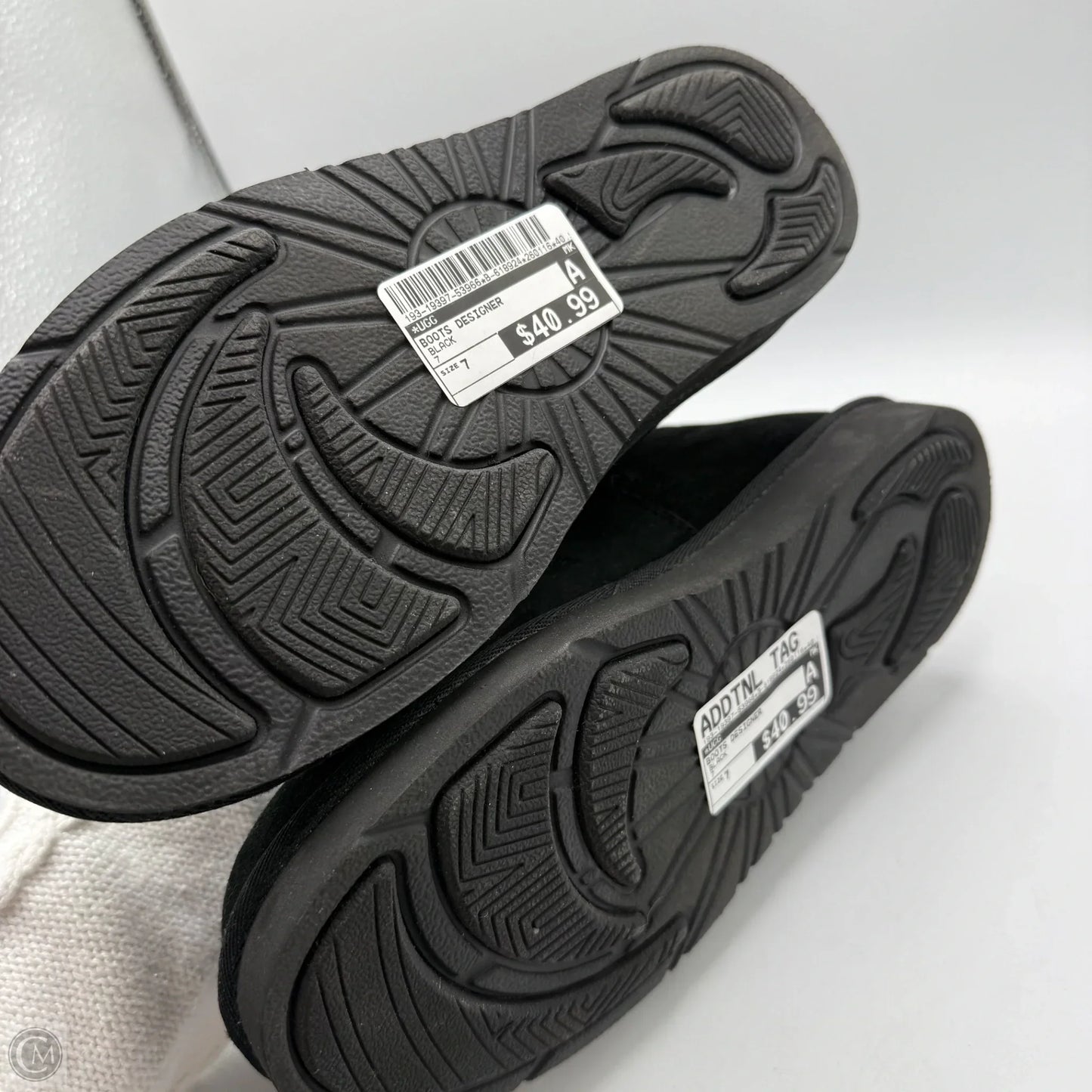 Boots Designer By Ugg In Black, Size: 7