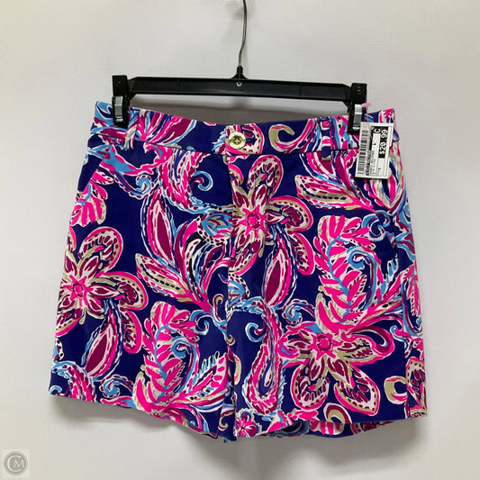 Shorts Designer By Lilly Pulitzer In Blue & Pink, Size: 0