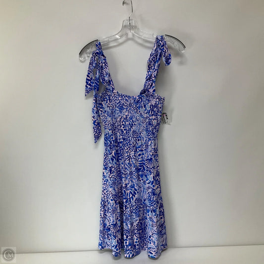 Dress Designer By Lilly Pulitzer In Blue & Pink, Size: Xxs