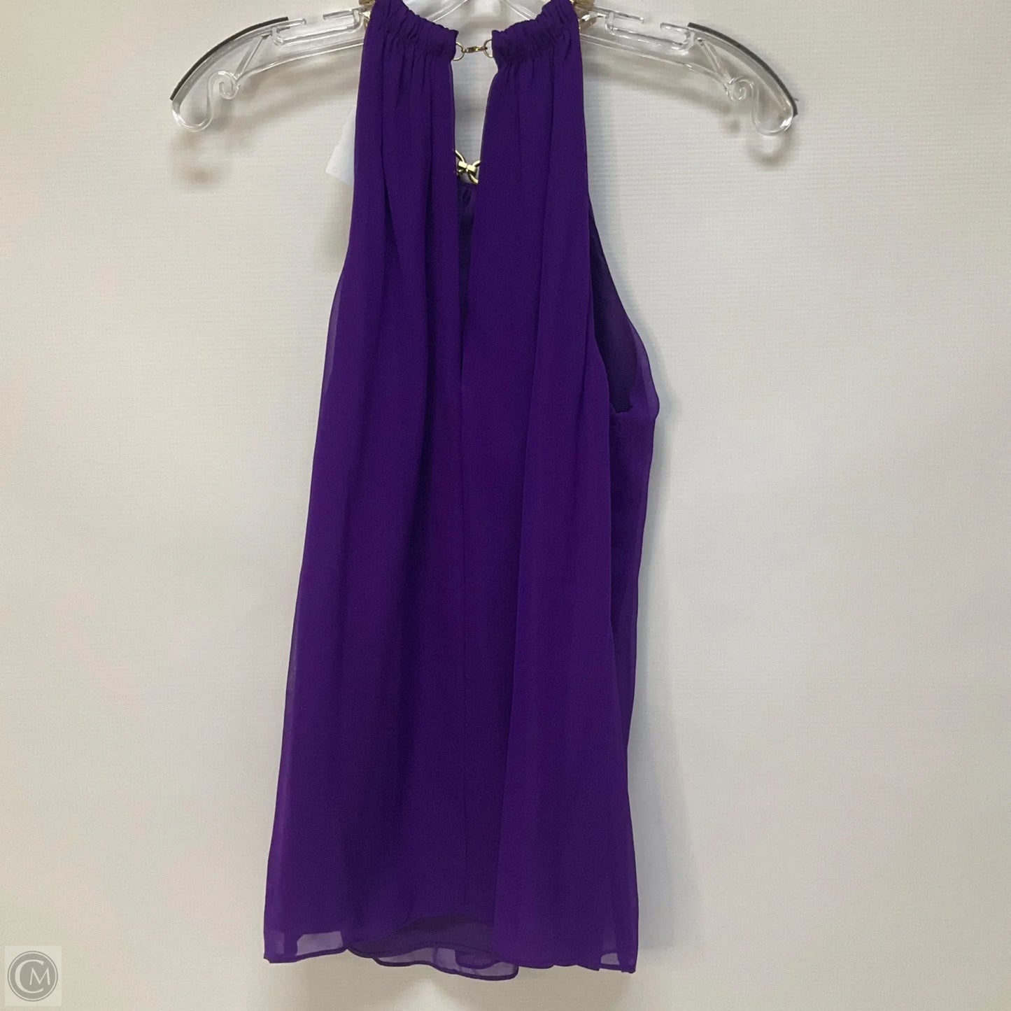 Top Sleeveless Designer By Diane Von Furstenberg In Purple, Size: M