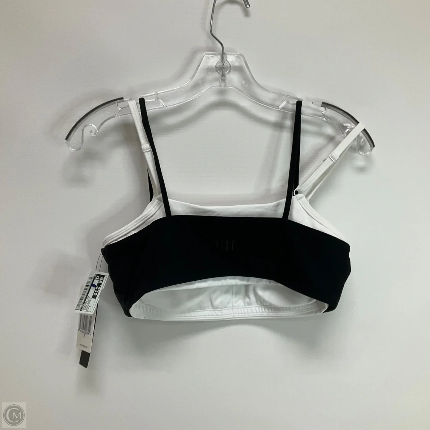 Athletic Bra By Cmb In Black & White, Size: S