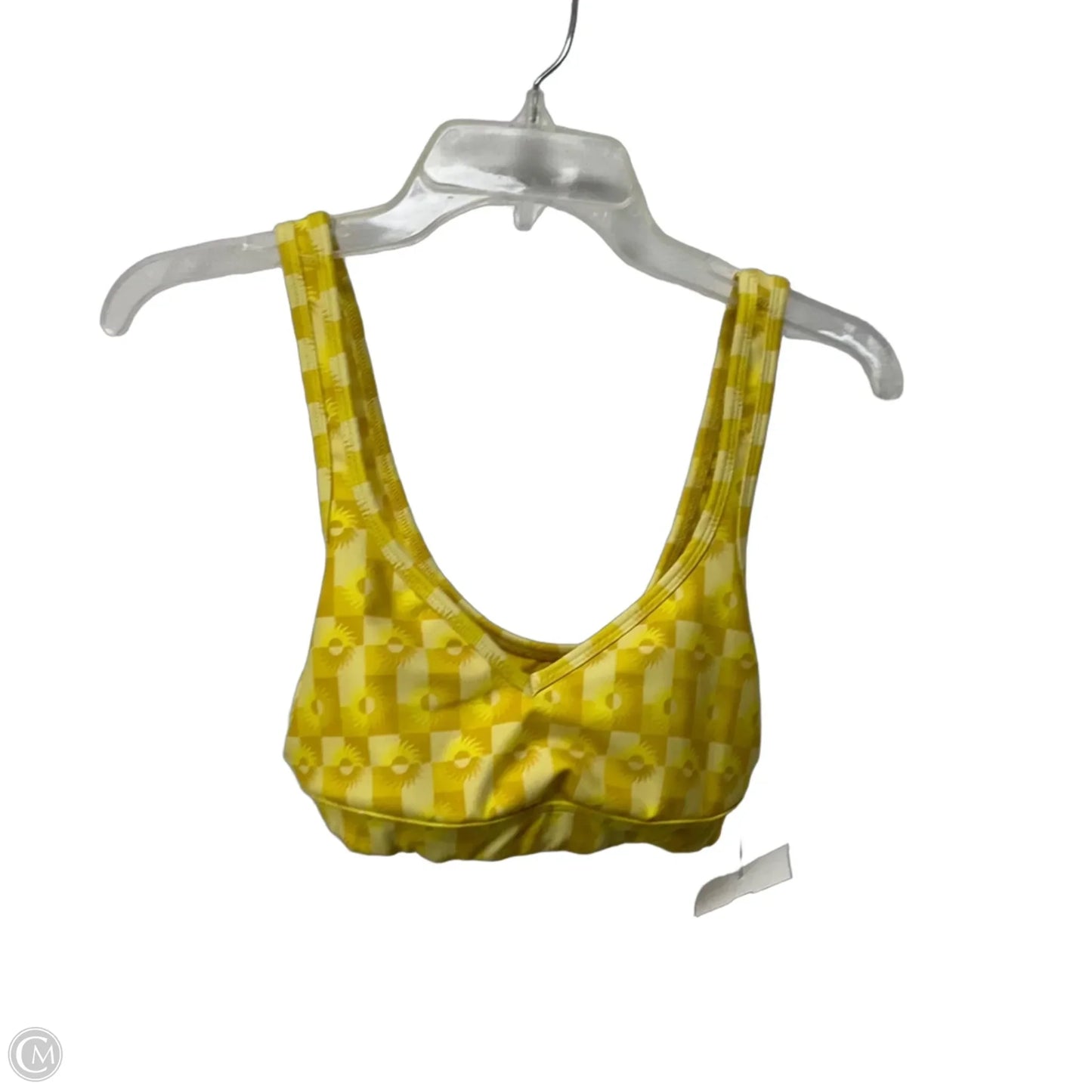 Athletic Bra By Beyond Yoga In Yellow, Size: Xs