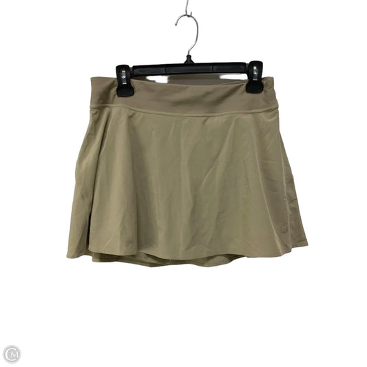 Athletic Skort By Lululemon In Tan, Size: 8