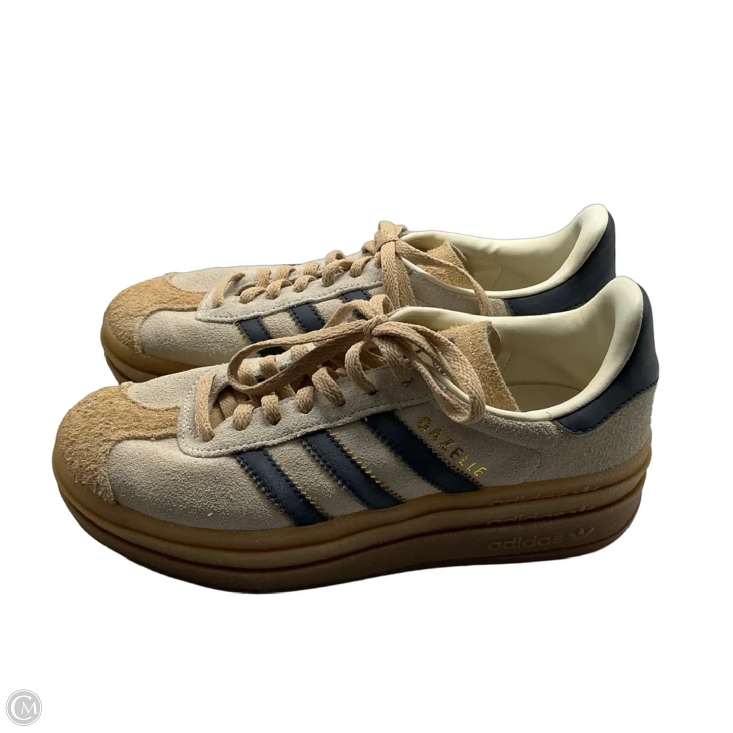 Shoes Sneakers By Adidas In Blue & Cream, Size: 6