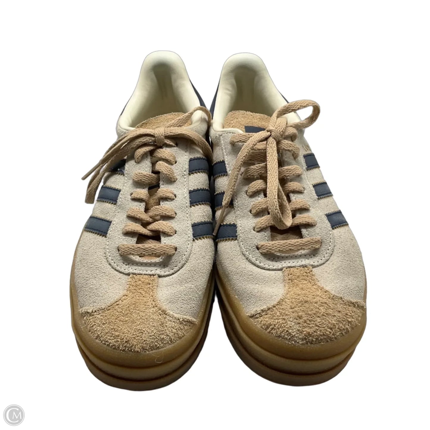 Shoes Sneakers By Adidas In Blue & Cream, Size: 6
