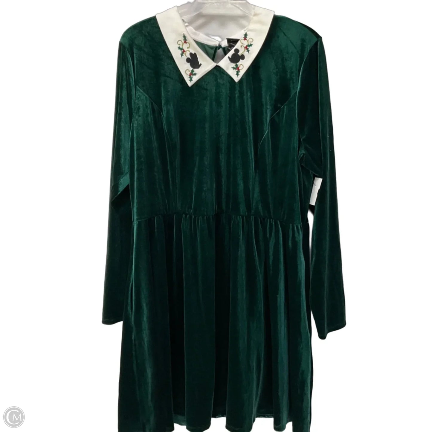 Dress Party Midi By Disney In Green, Size: 2x