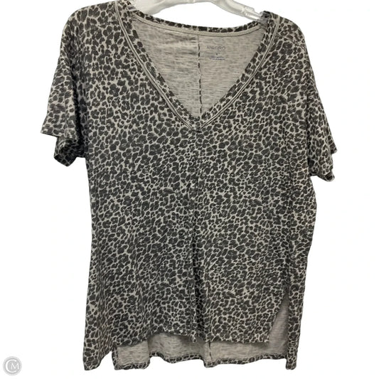 Top Short Sleeve Basic By Pilcro In Animal Print, Size: S
