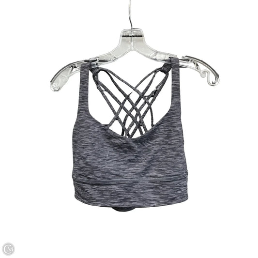 Athletic Bra By Lululemon In Striped Pattern, Size: 12