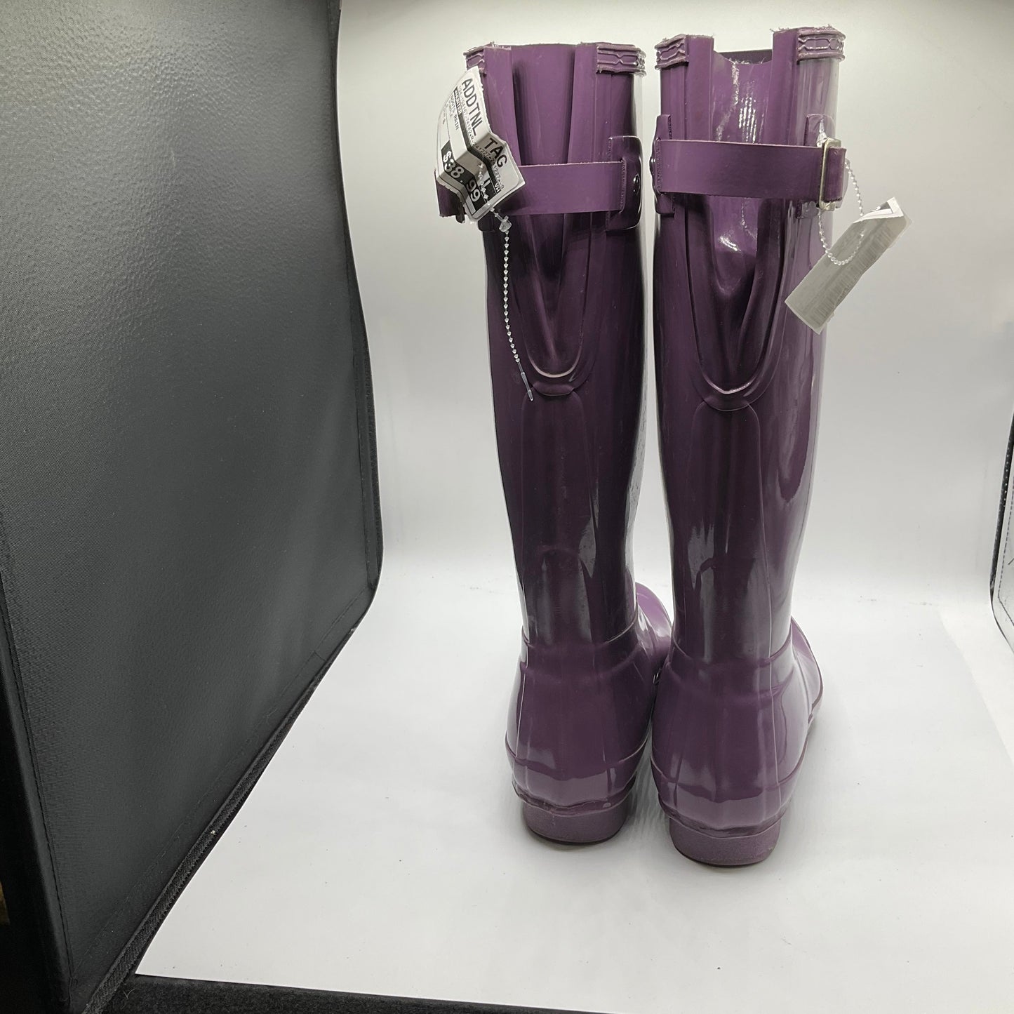 Boots Rain By Hunter In Purple, Size: 8